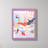 Super Powered Pack Metropolis Illustratie Canvas Afdruk (Voorkant)