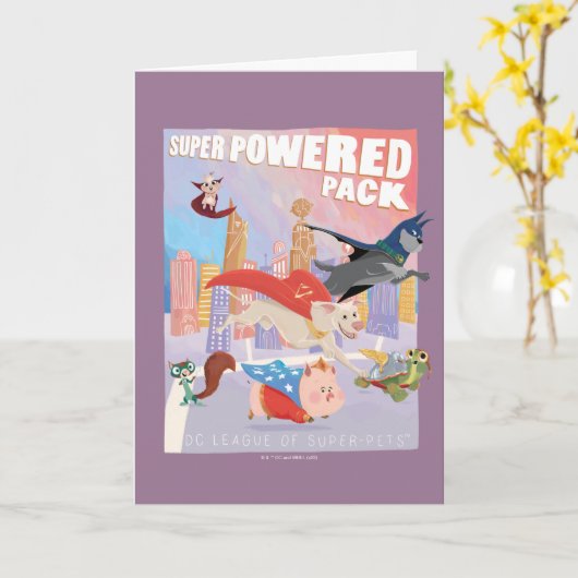 Super Powered Pack Metropolis Illustratie Kaart (Gele Bloem)
