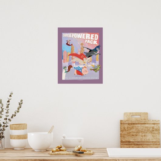 Super Powered Pack Metropolis Illustratie Poster (Keuken)