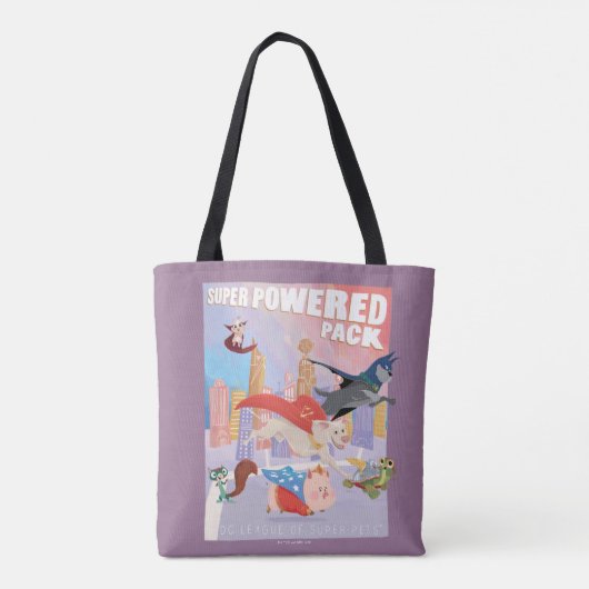 Super Powered Pack Metropolis Illustratie Tote Bag (Achterkant)