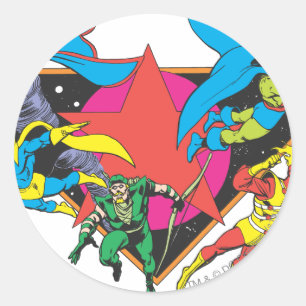 Super Powers™ Collectie 16 Ronde Sticker