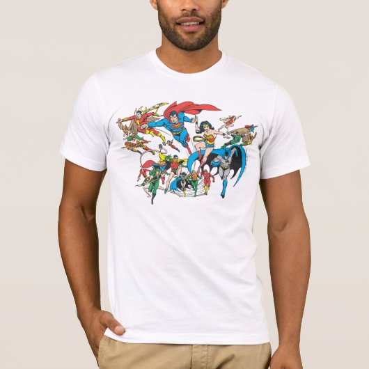 Super Powers™ Collectie 3 Tri-Blend Shirt (Voorkant)