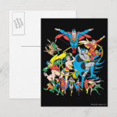 Super Powers™ Collectie 4 Briefkaart (Voorkant / Achterkant)