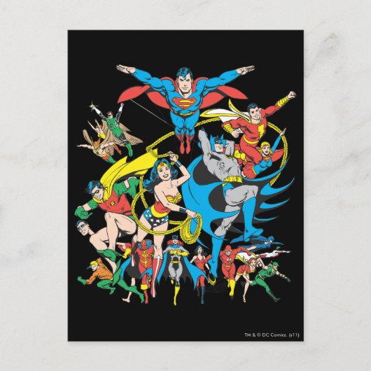 Super Powers™ Collectie 4 Briefkaart (Voorkant)