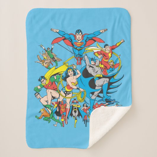 Super Powers™ Collectie 4 Sherpa Deken (Voorkant)