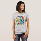 Super Powers™ Collectie 4 T-shirt (Voorkant volledig)