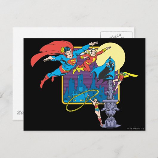 Super Powers™ Collectie 5 Briefkaart (Voorkant / Achterkant)