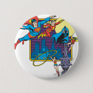 Super Powers™ Collectie 5 Ronde Button 5,7 Cm