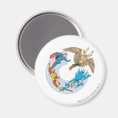 Super Powers™ Collectie 7 Magneet (Voorkant / Achterkant)