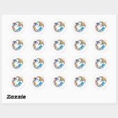 Super Powers™ Collectie 7 Ronde Sticker (Vel)