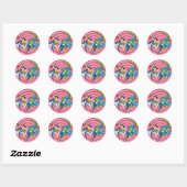 Super Powers™ Collectie 8 Ronde Sticker (Vel)