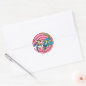 Super Powers™ Collectie 8 Ronde Sticker (Envelop)