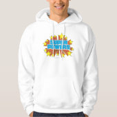 Super Powers™ Logo Blue Hoodie (Voorkant)