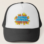 Super Powers™ Logo Blue Trucker Pet (Voorkant)