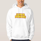 Super Powers™ Logo geel Hoodie (Voorkant)