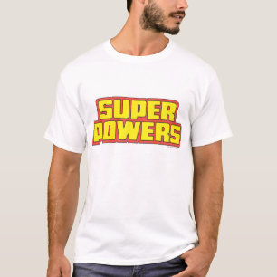 Super Powers™ Logo geel T-shirt