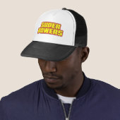 Super Powers™ Logo geel Trucker Pet (In situ)