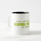 Super Powers Tweekleurige Koffiemok (Voorkant links)
