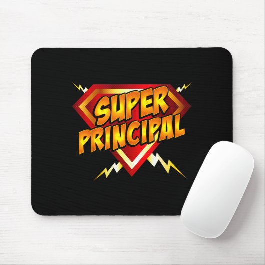Super Principal Back To School Educational Superhe Muismat (Met muis)
