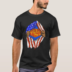 Super Productiesanalist Hero Job T-shirt