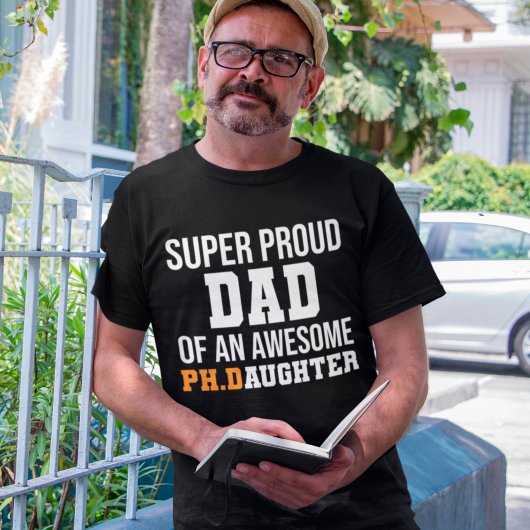Super Proud Pa van een Geweldige promotor T-shirt