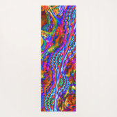 Super Psychedelic Fractal Art Yogamat (Achterkant)