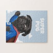 Super Pug Legpuzzel (Horizontaal)