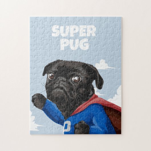 Super Pug Legpuzzel (Verticaal)