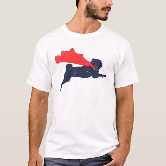 Super Pug T-shirt (Voorkant)