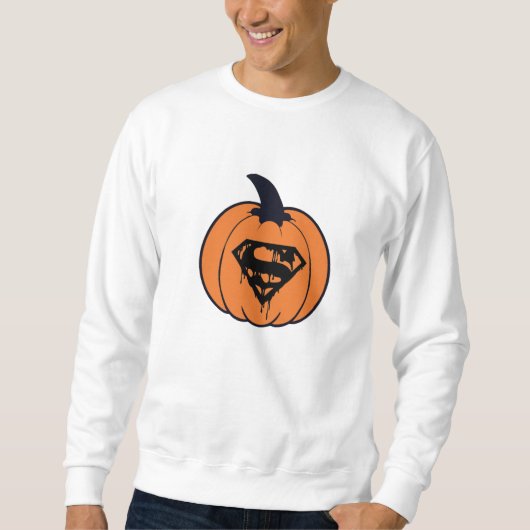 Super Pumpkin Man Halloween Hero Sweatshirt (Voorkant)