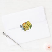Super Punch Mascot Sticker (Envelop)