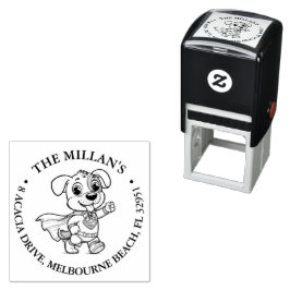 Super puppy lover thema  zelfinktende stempel