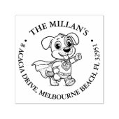 Super puppy lover thema  zelfinktende stempel (Design)