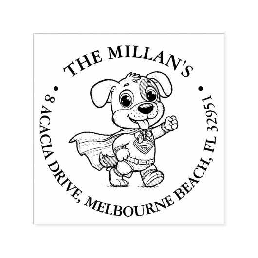 Super puppy lover thema  zelfinktende stempel (Design)