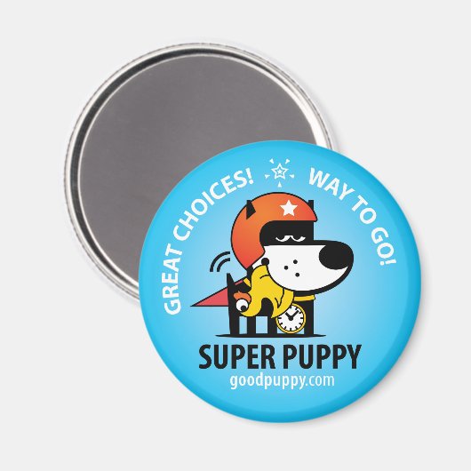 Super Puppy Magneet (Voorkant / Achterkant)