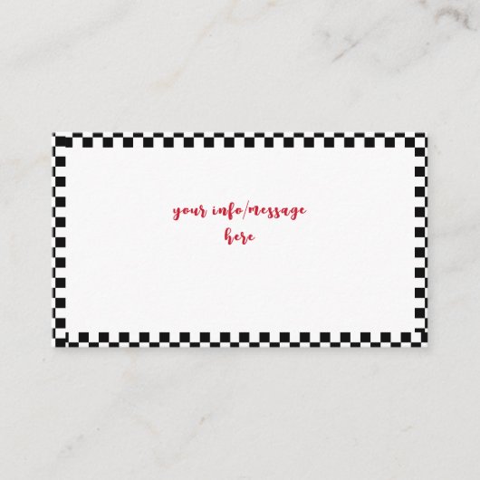 Super race auto kinderen verjaardag informatiekaartje (Voorkant)