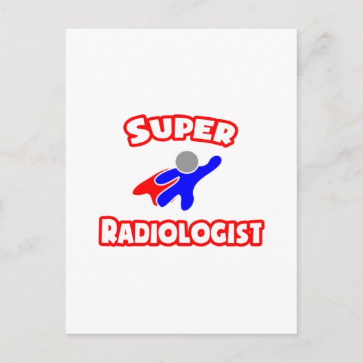 Super Radioloog Briefkaart (Voorkant)