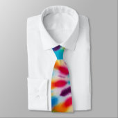 Super Rainbow Acid Trip Dye Necktie Stropdas (Gebonden)