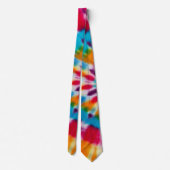 Super Rainbow Acid Trip Dye Necktie Stropdas (Achterkant)