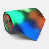 Super Rainbow Tie Dye Necktie Stropdas (Opgerold)