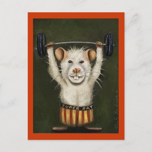 Super Rat Briefkaart (Voorkant)