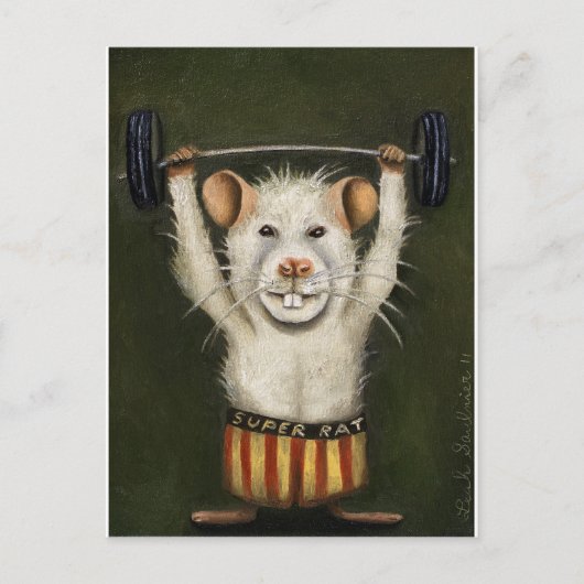 Super Rat Briefkaart (Voorkant)