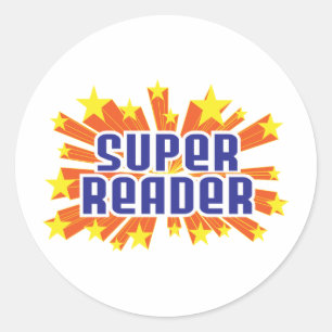 Super Reader Ronde Sticker