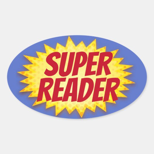 Super Reader Sticker (Voorkant)