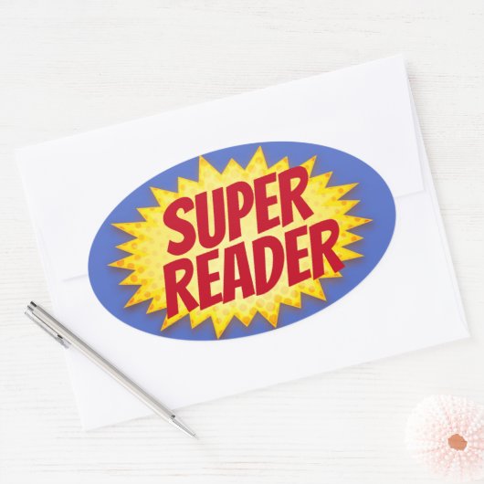 Super Reader Sticker (Envelop)