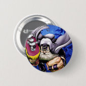 Super Rebbe Ronde Button 5,7 Cm (Voorkant /achterkant)