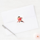 Super Red Arowanaの製品 Vierkante Sticker (Envelop)