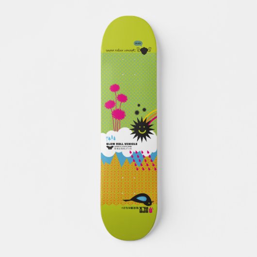 Super Relax Concept: schaats! Skateboard (Voorkant)