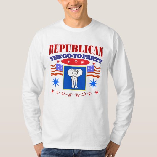 super republikeinse partij t-shirt (Voorkant)