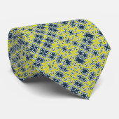 Super Retro Ninja Boom Satijn Foulard Stropdas (Opgerold)